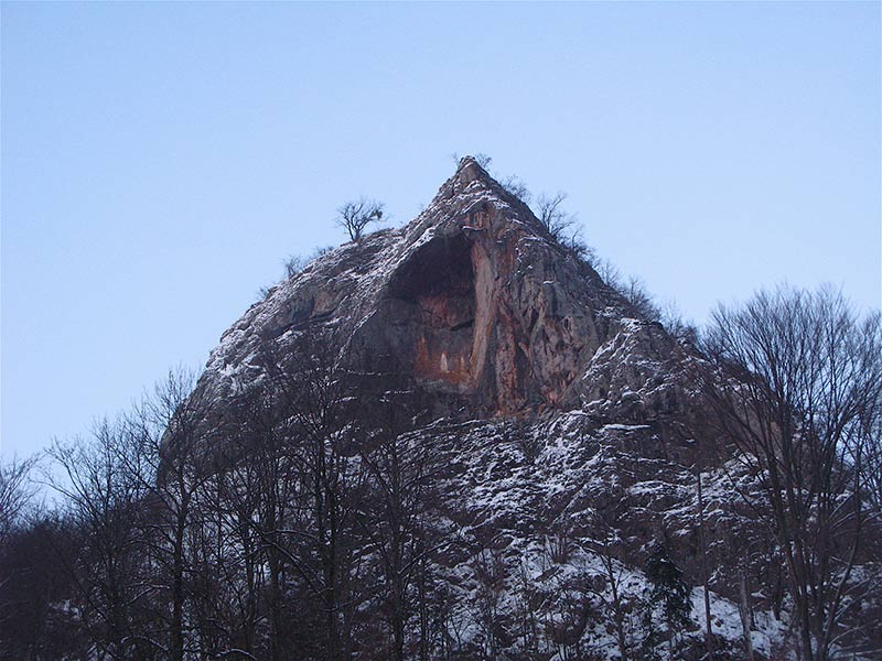 Auffallender Felsen beim Gaisbeck